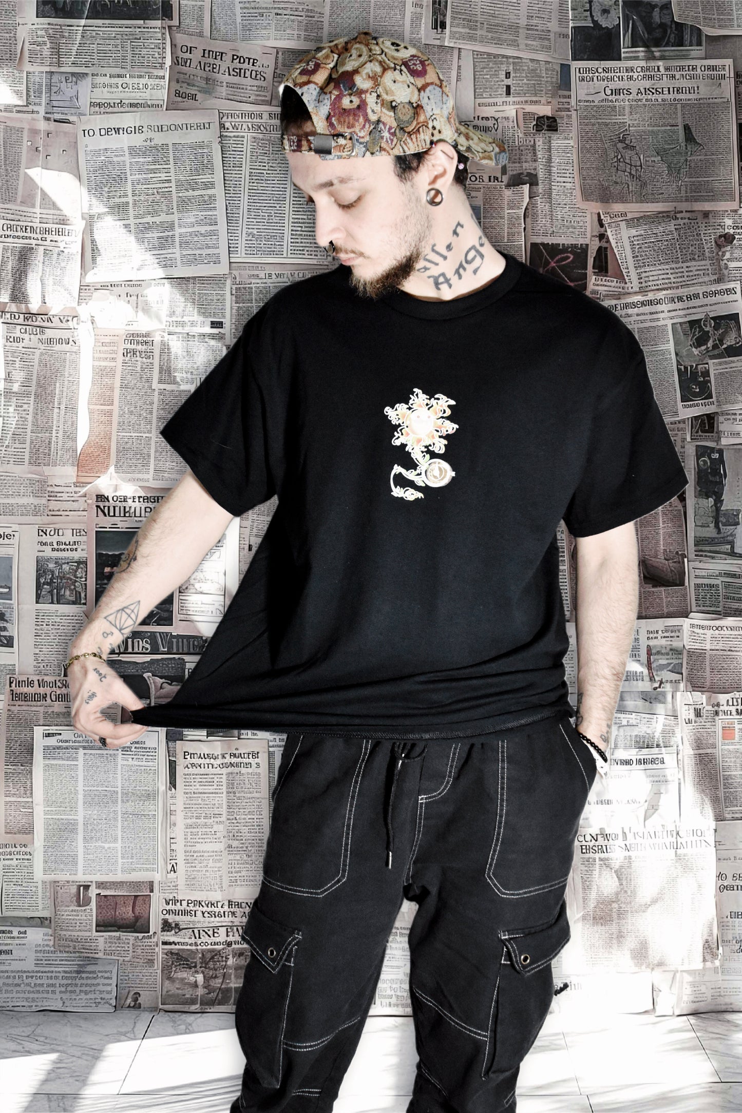 T-SHIRT BOUSSOLE FLORALE