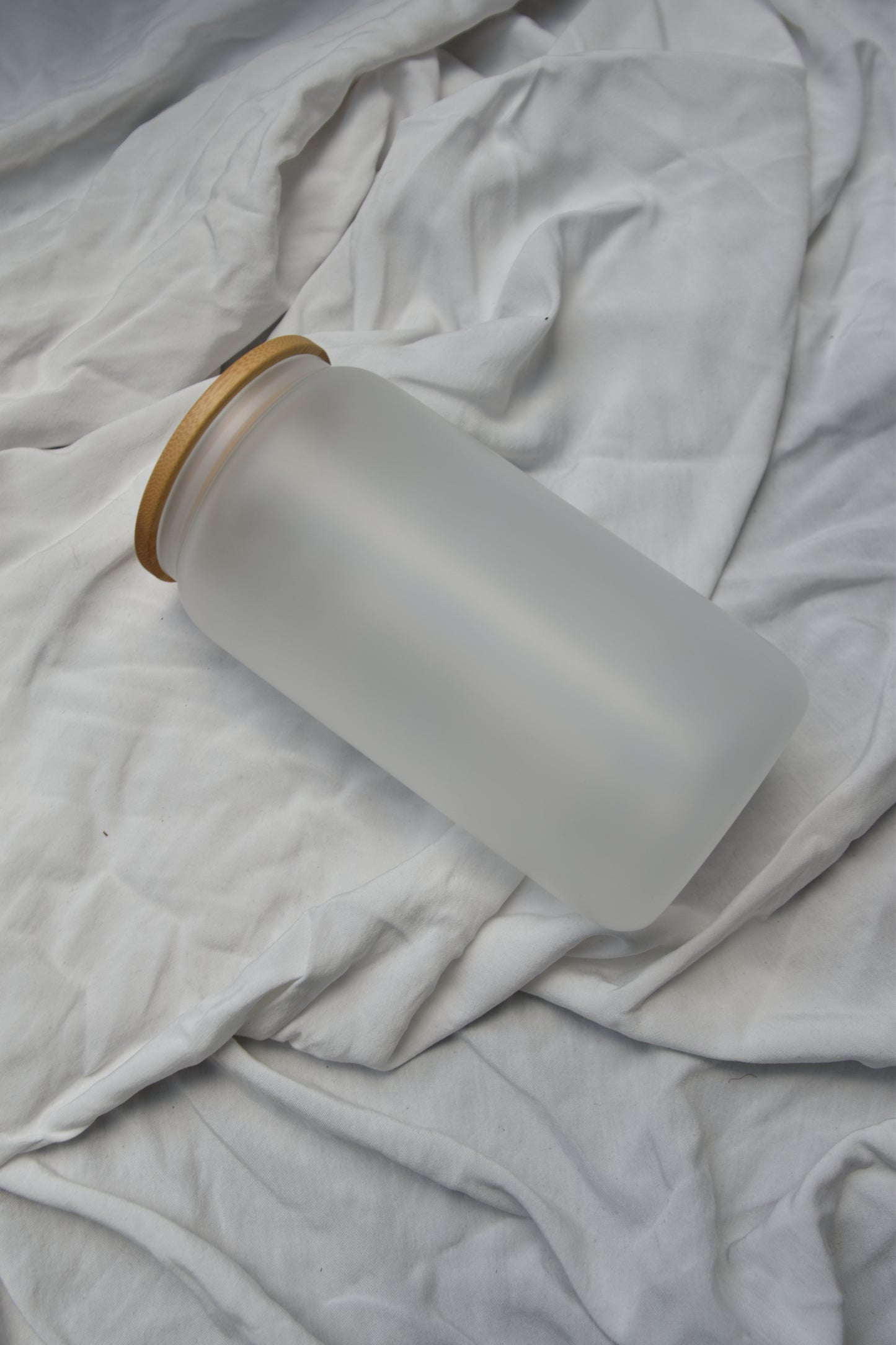 VERRE GIVRE TRANSPARENT AVEC PAILLE PERSONNALISABLE