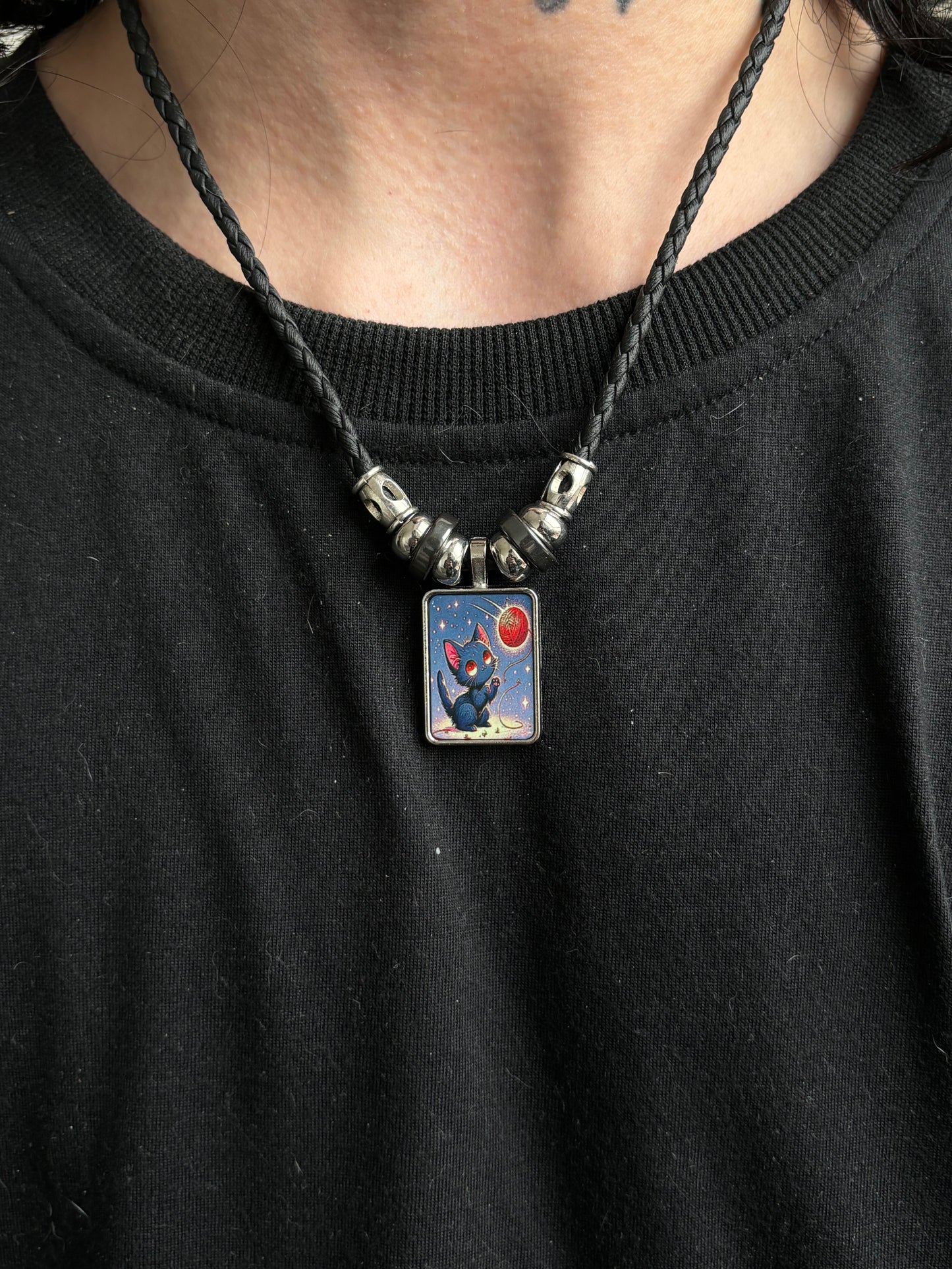 COLLIER NOIR PERSONNALISABLE