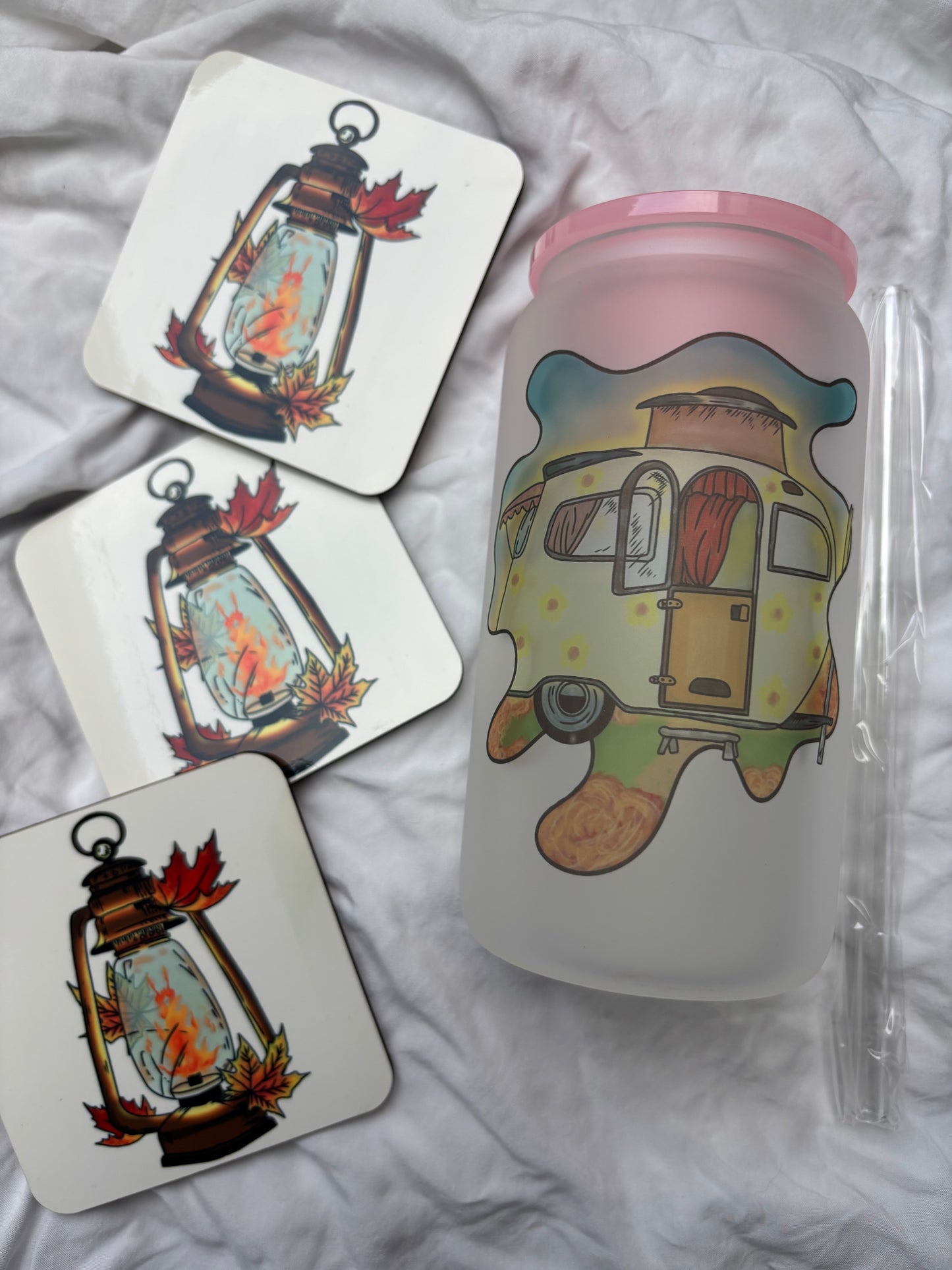 PACK ÉTÉ LIMITÉ VERRE CANETTE + DESSOUS DE VERRE