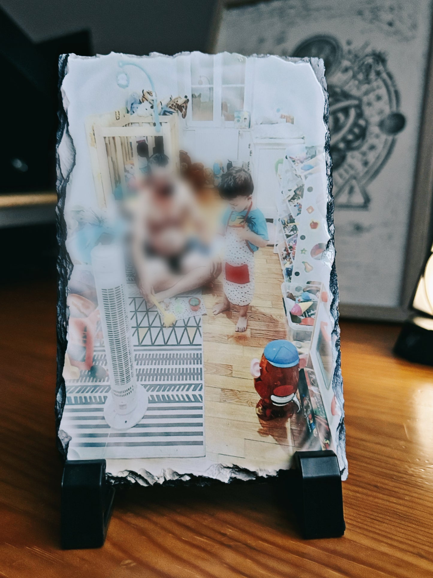 CADRE PHOTO EFFET PIERRE 10x15CM