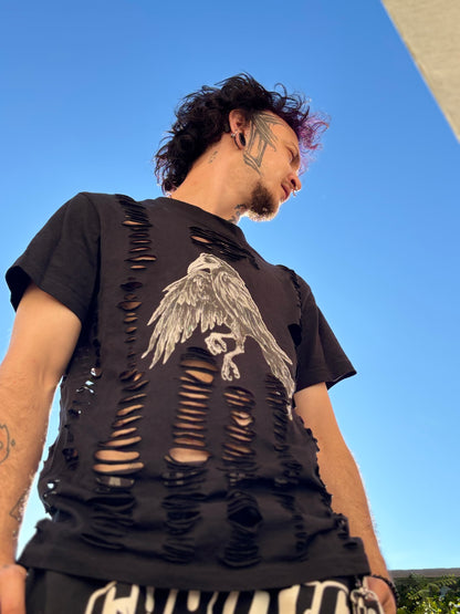 T-SHIRT CORBEAU DESTROY