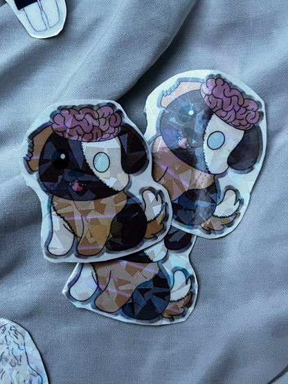 STICKERS HALLOWEEN EFFET VERRE BRISÉ